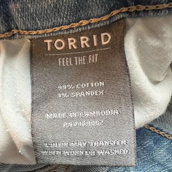 Torrid Denim Women's Shorts Size 16 - Picture 6 of 6